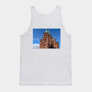 Red brick Uspenski Cathedral Tank Top